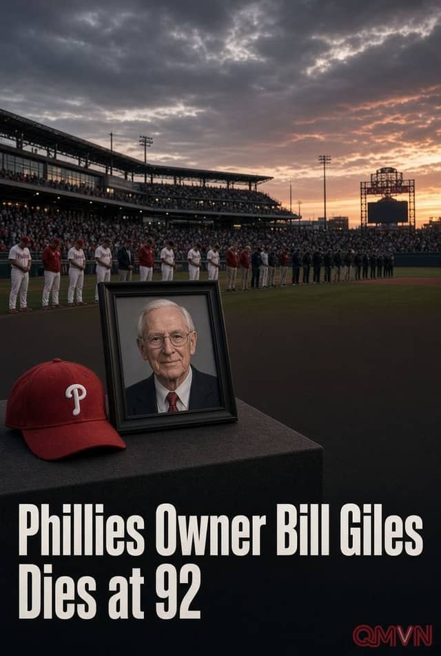 Bill Giles, cha đẻ linh vật Phillie Phanatic và kiến trúc sư thời hoàng kim của Philadelphia Phillies, qua đời ở tuổi 92
