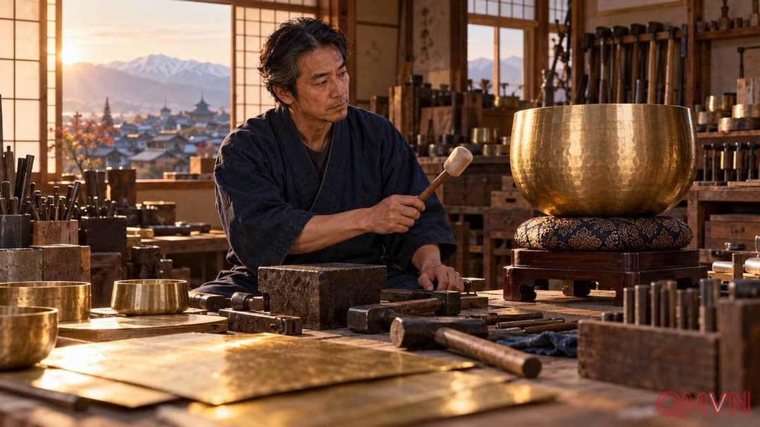 Người giữ tiếng chuông orin ở Nhật Bản: Yoshinori Shimatani tìm sự tĩnh lặng trong từng nhát búa