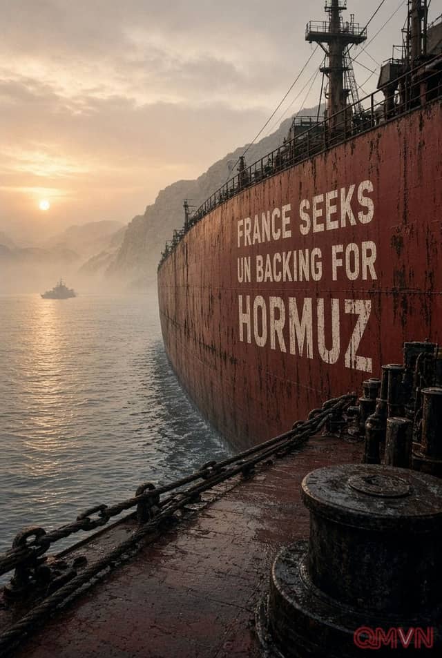 Pháp tìm lối mở cho eo biển Hormuz tại Liên Hợp Quốc, giữa sức ép chiến tranh và nhu cầu hàng hải toàn cầu