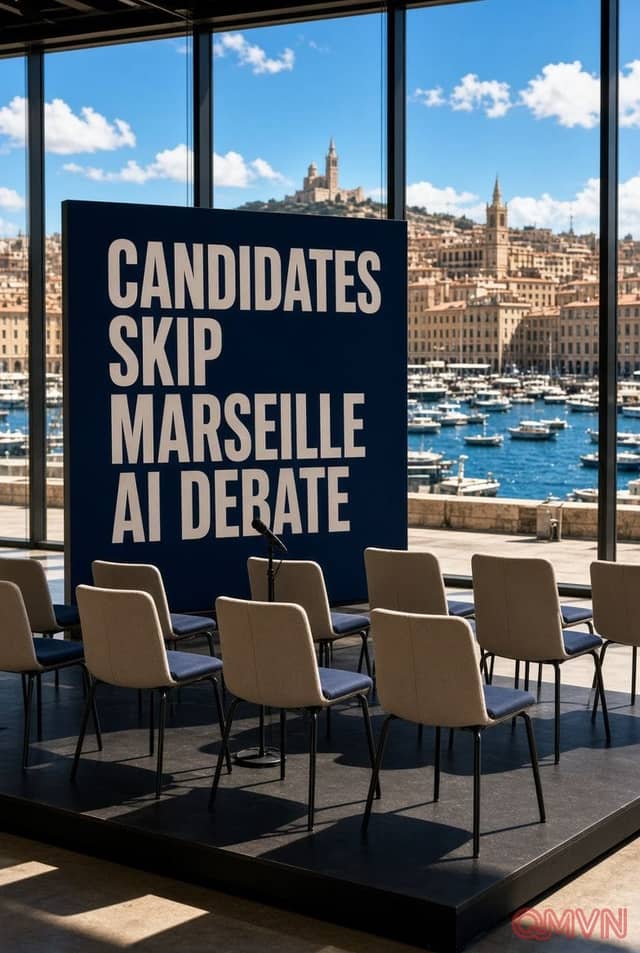 Cuộc tranh luận về trí tuệ nhân tạo ở Marseille vắng bóng các ứng viên tổng thống Pháp dù AI được gọi là vấn đề “trung tâm”