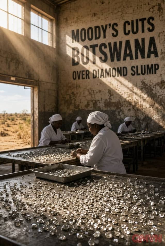 Moody's lần thứ hai hạ tín nhiệm Botswana trong chưa đầy một năm, “viên kim cương” của châu Phi chao đảo vì thị trường đá quý suy sụp