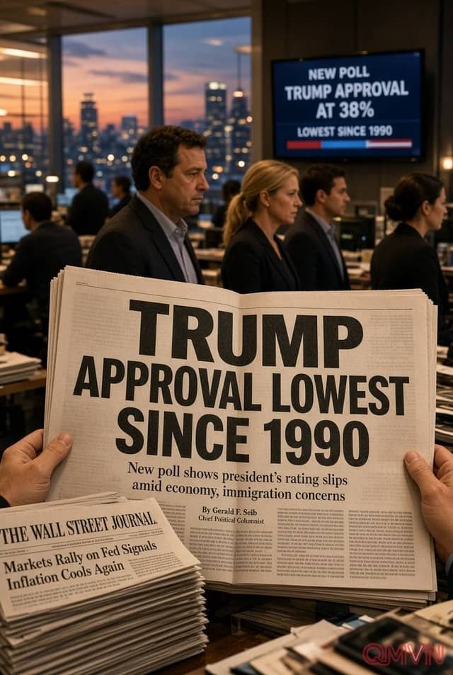 Thăm dò của WSJ: Tỷ lệ ủng hộ Tổng thống Trump chỉ còn 37%, mức thấp nhất của một tổng thống Mỹ trước bầu cử giữa kỳ kể từ năm 1990
