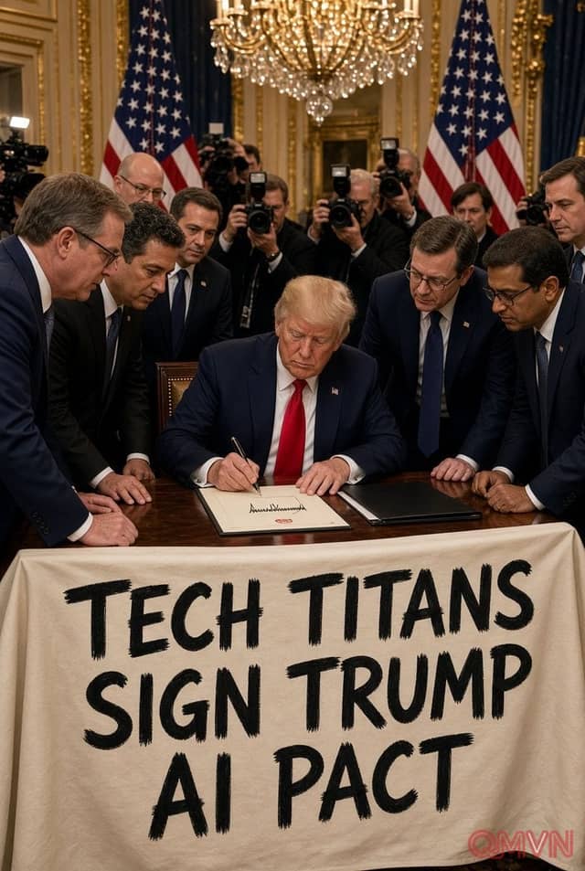 Hội nghị “Siêu trí tuệ” tại Nhà Trắng: ông Trump và các ông trùm công nghệ ký thỏa thuận an toàn AI, giới chuyên gia hoài nghi