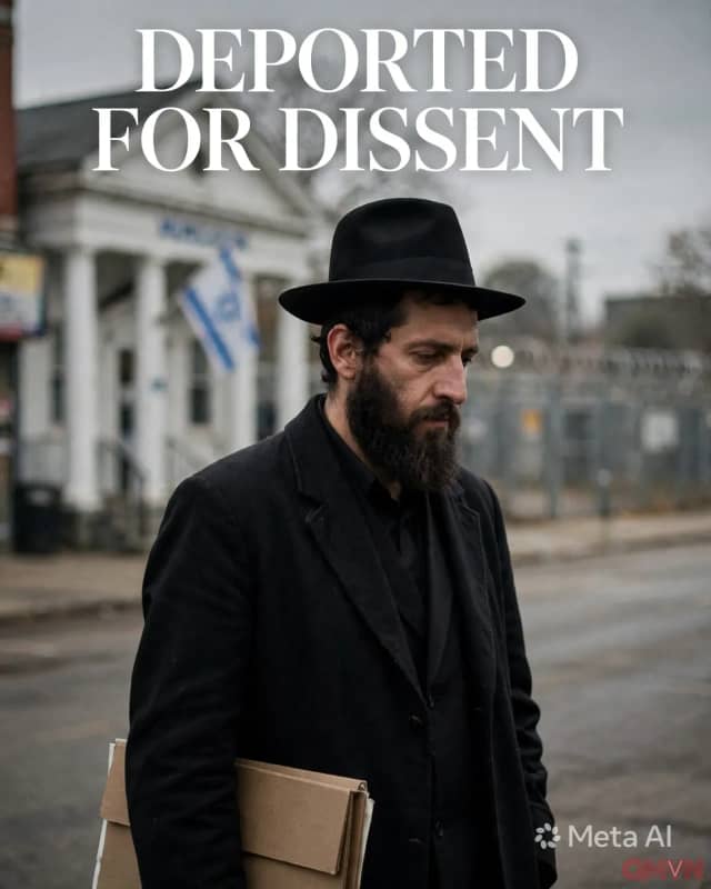 Phản đối lá cờ Israel trước tòa thị chính, một thầy giáo Do Thái Hasidic chống chủ nghĩa Phục quốc có nguy cơ bị trục xuất khỏi Mỹ
