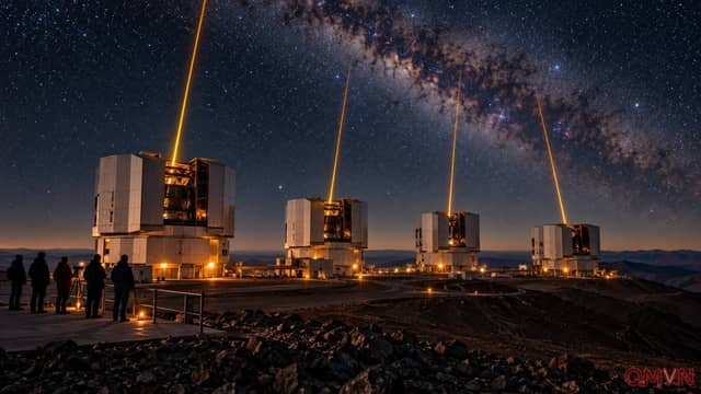 Vì sao các nhà thiên văn ở Chile tạo sao bằng laser để nhìn rõ hơn những thế giới xa