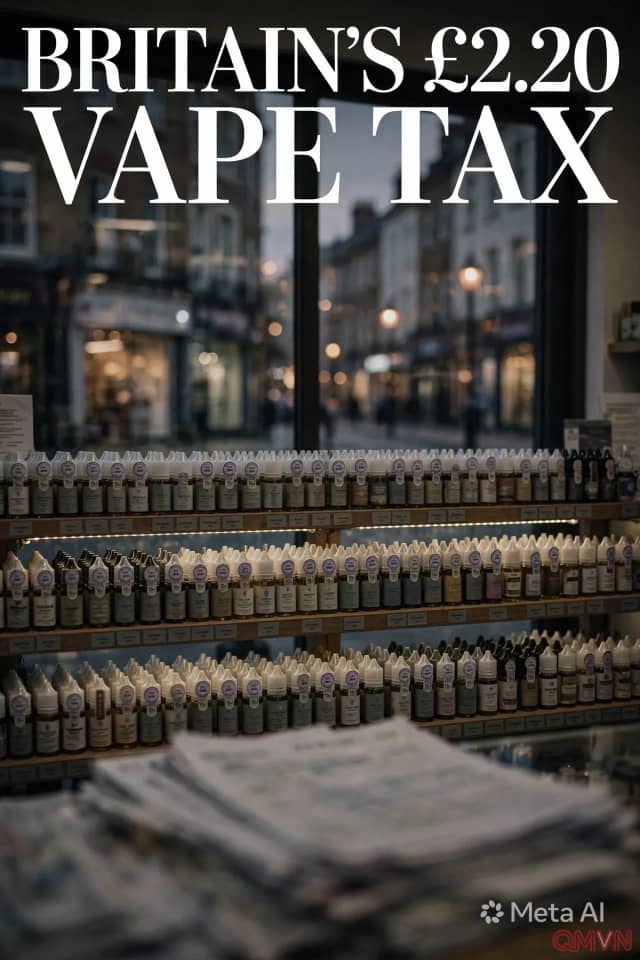 Anh áp thuế thuốc lá điện tử từ hôm nay: Ngăn giới trẻ "nghiện vape" hay đẩy người lớn quay lại với thuốc lá điếu?