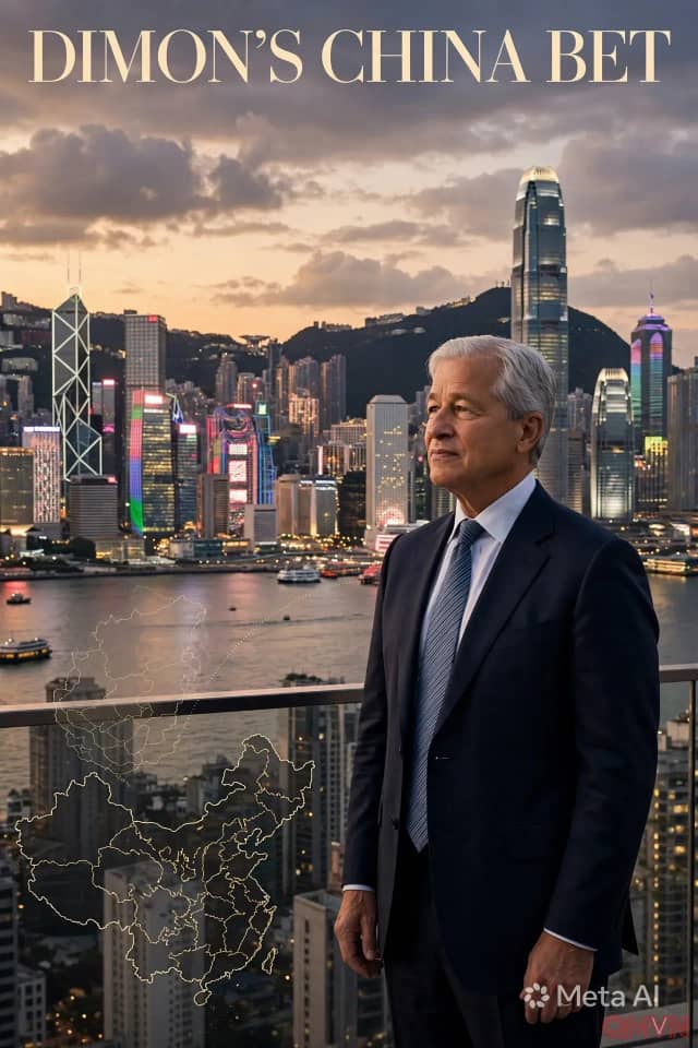 Từ Hong Kong tới Nhà Trắng, Jamie Dimon đặt cược JPMorgan vào thêm một thập kỷ tăng trưởng mạnh tại thị trường Trung Quốc