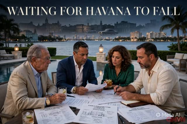 Bên bờ vịnh Biscayne, giới doanh nhân Mỹ gốc Cuba giàu có ở Miami lên kế hoạch cho “ngày hôm sau” khi chờ đợi chính quyền Havana sụp đổ