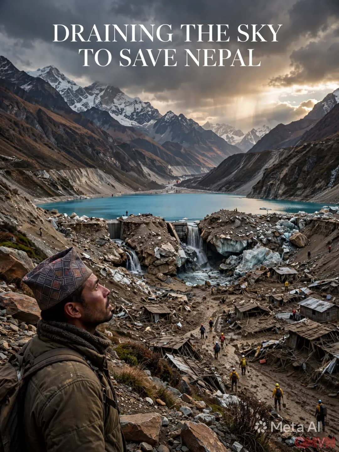 Nepal liều mình tháo cạn bốn hồ băng trên dãy Himalaya sau thảm họa lũ quét cướp đi hơn 1.400 sinh mạng