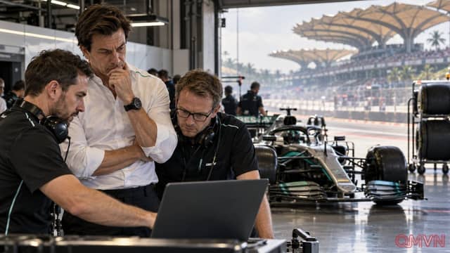 Mercedes hụt bước tại Sepang khi gói nâng cấp đặt Toto Wolff trước bài toán tìm lại tốc độ