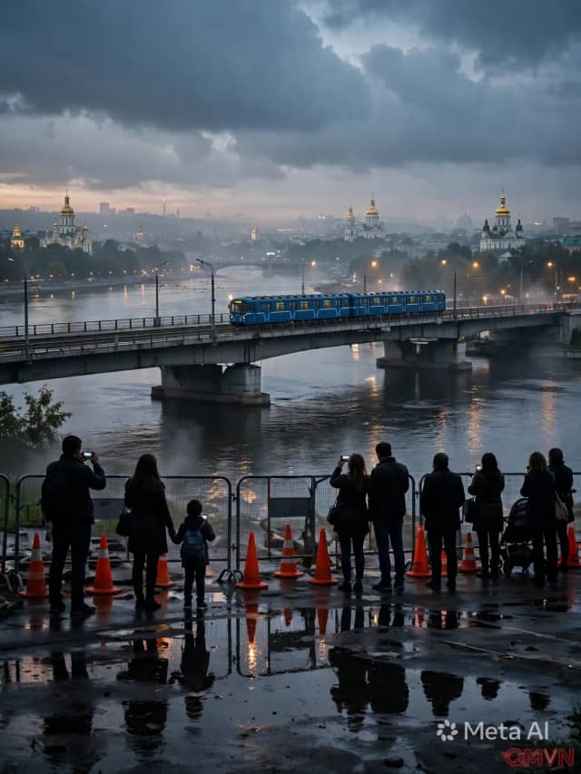 Nga chuyển hướng tấn công các cây cầu ở Kyiv, đe dọa cắt đứt huyết mạch nối hai bờ sông Dnipro của thủ đô Ukraine