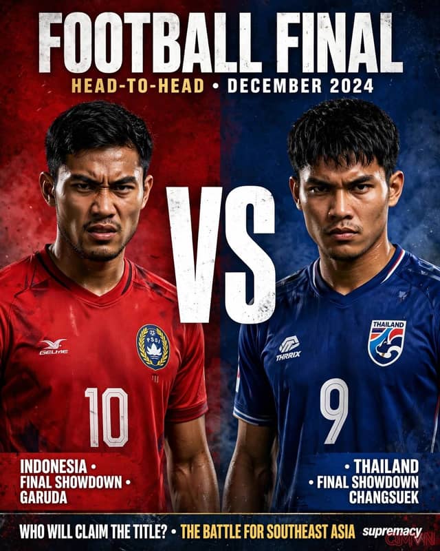 Indonesia - Thái Lan, chung kết FIFA ASEAN Cup 2026: Herdman đấu trí Hudson, Mitchell Baker thách thức hàng thủ Voi chiến