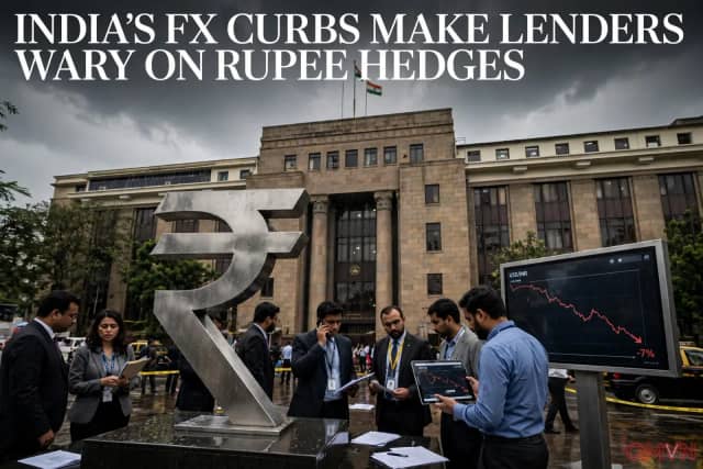 Ấn Độ siết ngoại hối, ngân hàng dè dặt với hợp đồng phòng hộ đồng rupee, làn sóng mua USD kỳ hạn của doanh nghiệp được dự báo hạ nhiệt