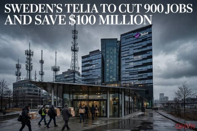 Tập đoàn viễn thông Telia của Thụy Điển cắt giảm khoảng 900 việc làm, đặt mục tiêu tiết kiệm 1 tỷ crown chi phí mỗi năm