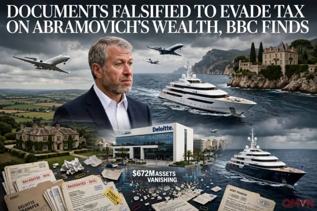 Điều tra của BBC: Tài liệu bị ghi lùi ngày để che giấu khối tài sản và giúp trốn thuế cho tỷ phú Nga Roman Abramovich qua mạng lưới công ty ở Síp