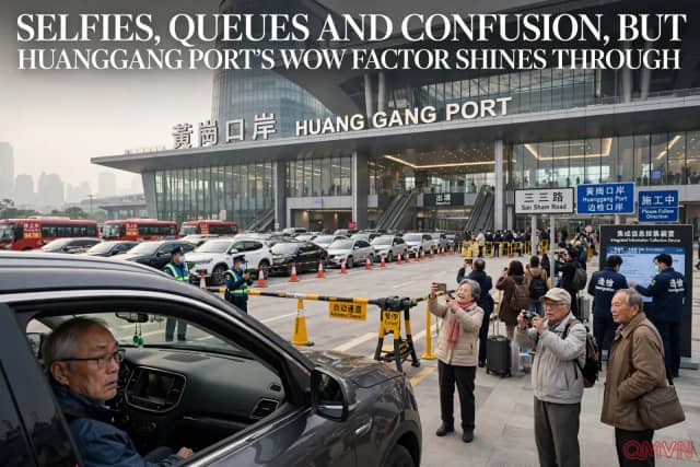Cửa khẩu Hoàng Cương nâng cấp chính thức mở cửa kết nối Hong Kong và Thâm Quyến giữa sự háo hức và những bỡ ngỡ ban đầu