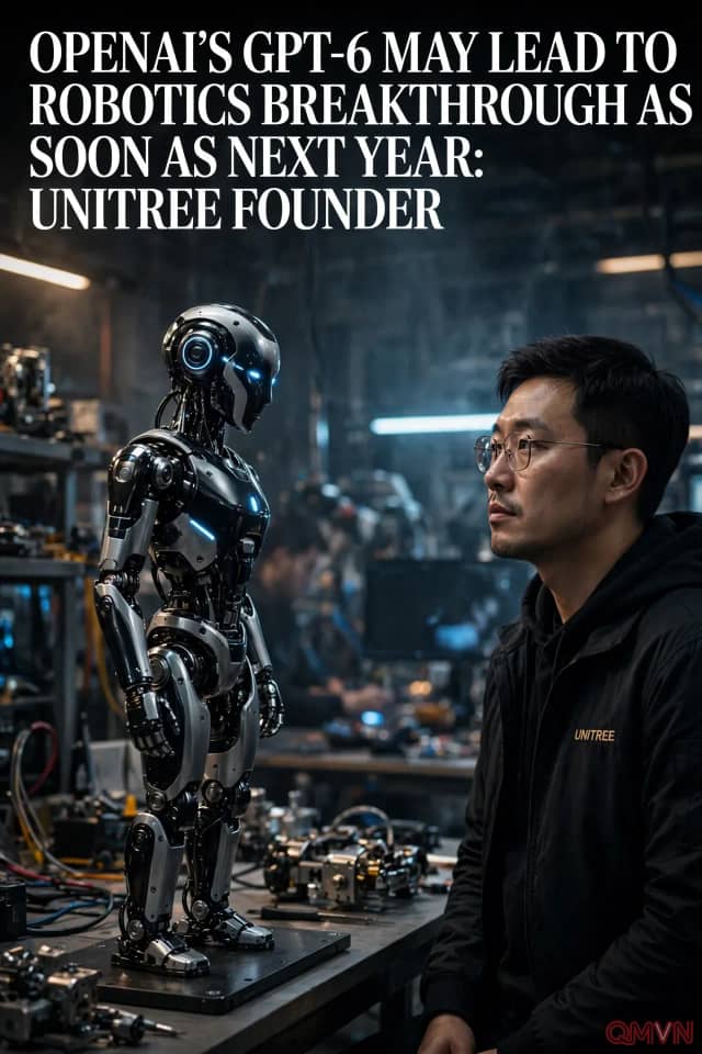 Nhà sáng lập Unitree: GPT-6 của OpenAI có thể mở ra “khoảnh khắc ChatGPT” cho ngành robot sớm nhất ngay trong năm tới