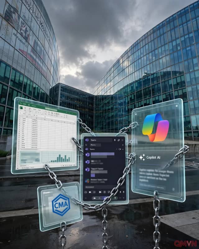Cơ quan cạnh tranh Anh đề xuất xếp Microsoft vào diện “vị thế thị trường chiến lược”, mở đường can thiệp vào Excel, Teams và trợ lý AI Copilot