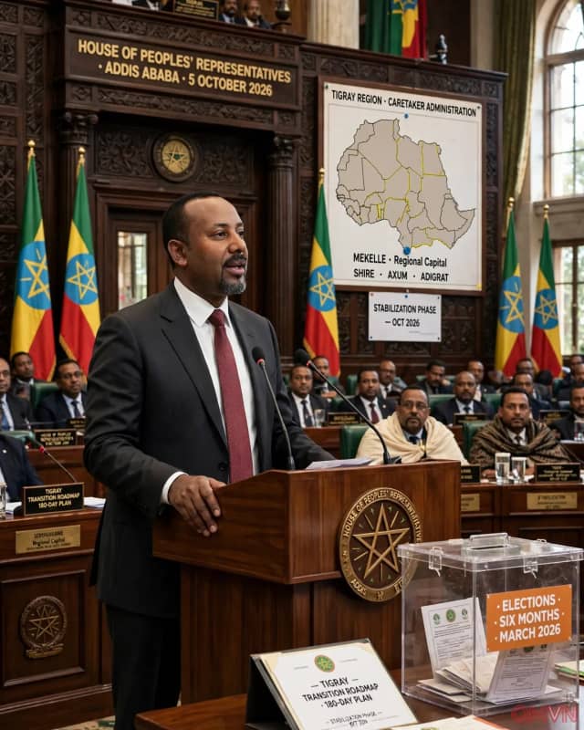 Thủ tướng Ethiopia thành lập chính quyền lâm thời tại vùng Tigray và đặt mục tiêu bầu cử trong sáu tháng
