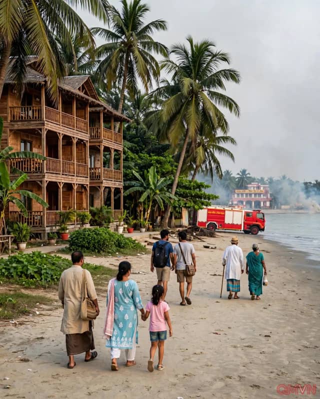 Hỏa hoạn thiêu rụi khu nghỉ dưỡng ven biển ở Cox's Bazar, Bangladesh, khiến 10 người thiệt mạng, trong đó có trẻ em