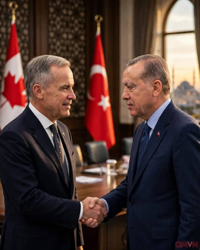 Thủ tướng Canada Mark Carney có chuyến thăm lịch sử tới Thổ Nhĩ Kỳ, đẩy mạnh nỗ lực giảm phụ thuộc thương mại vào Mỹ