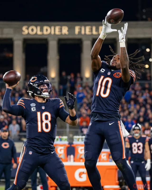Caleb Williams cùng Luther Burden III tỏa sáng rực rỡ giúp Chicago Bears chấm dứt chuỗi thắng của New England Patriots tại Mỹ