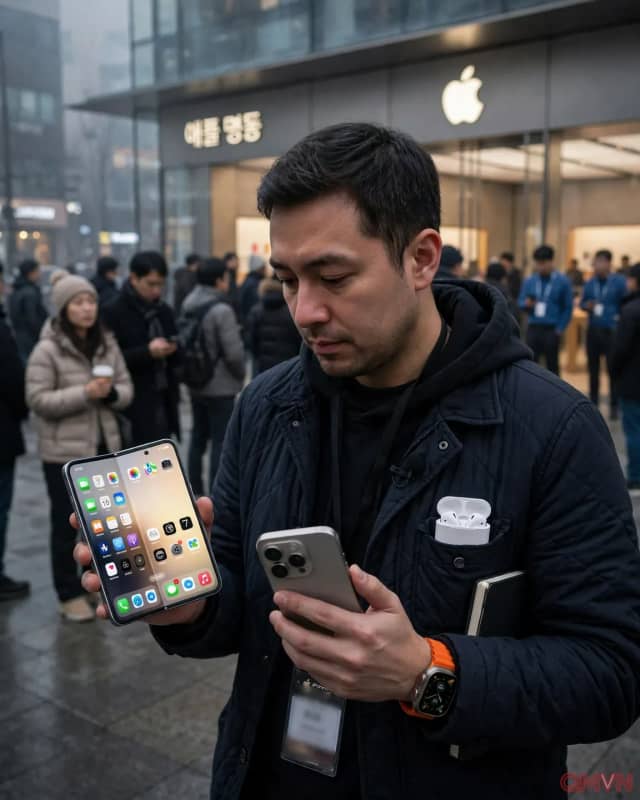 “Vì đó là Apple”: điều gì khiến những người Hàn Quốc đầu tiên chi hơn 3 triệu won mua chiếc iPhone gập iPhone Duo