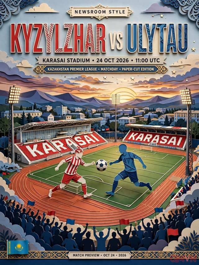 FK Kyzylzhar quyết đấu Ulytau Zhezkazgan trong trận cầu sinh tử giành vé trụ hạng tại vòng 29 giải VĐQG Kazakhstan