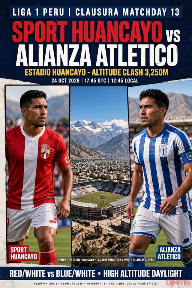Sport Huancayo vs Alianza Atlético: Chủ nhà tận dụng độ cao để chen vào ngôi đầu Torneo Clausura, đội khách tìm cách trả lời sau trận thua đậm