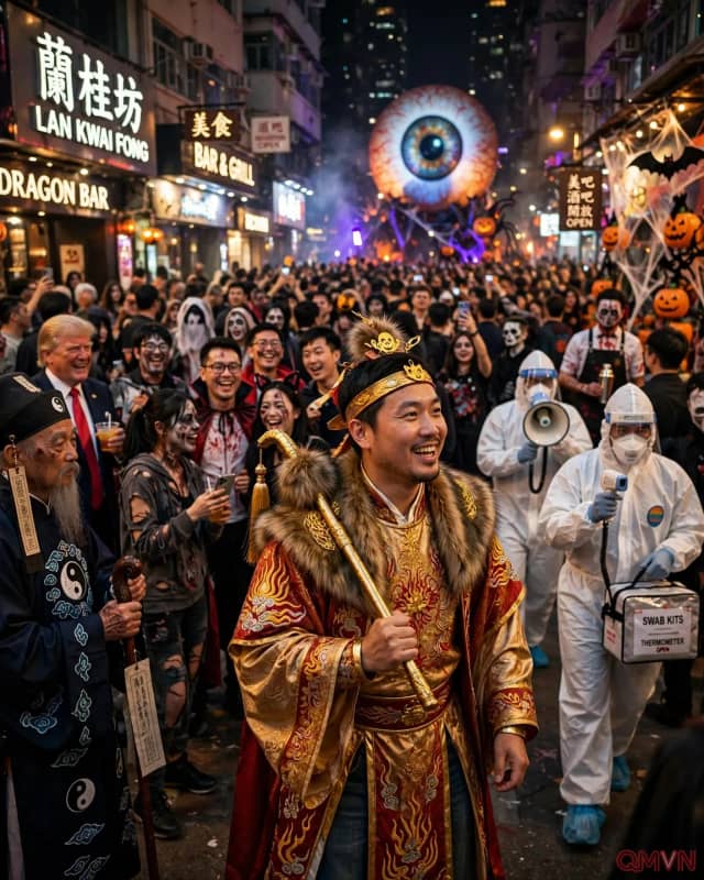Hồng Kông kéo dài lễ hội Halloween suốt ba cuối tuần, kỳ vọng ma quỷ và thây ma sẽ kéo du khách và doanh thu trở lại