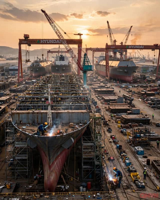 Lợi nhuận quý III của HD Korea Shipbuilding tăng 37% nhờ đơn hàng tàu giá trị cao và mảng động cơ, hàng hải bứt phá