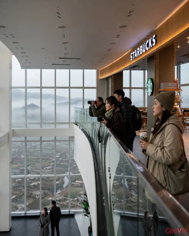 Xôn xao hình ảnh pháo binh Triều Tiên sát vách quán Starbucks tại Gimpo bị nghi là sản phẩm cắt ghép AI tại Hàn Quốc