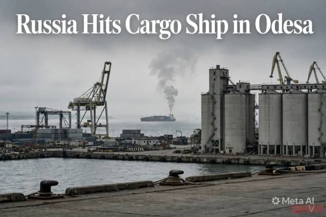 Nga tấn công tàu hàng treo cờ Liberia tại cảng Odesa của Ukraine, một người thiệt mạng, tuyến xuất khẩu ngũ cốc Biển Đen thêm nghẹt thở