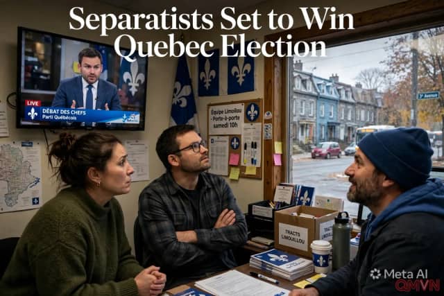 Phe ly khai sắp thắng cử ở Quebec, nhưng cử tri muốn thay đổi chứ chưa chắc muốn tách khỏi Canada