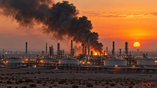 Khói lửa gần cơ sở Aramco ở Riyadh giữa căng thẳng khu vực, nguyên nhân vụ việc vẫn chờ xác minh