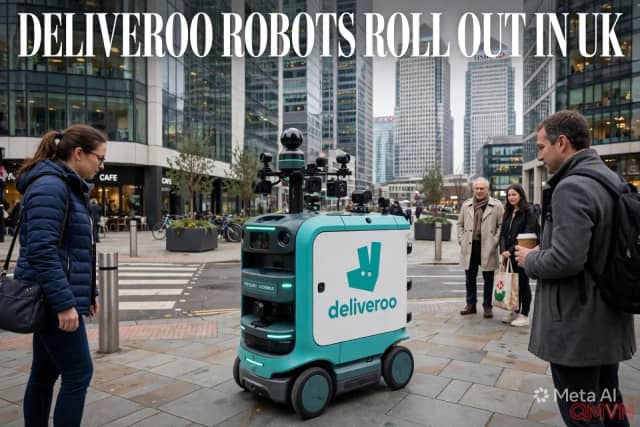 Deliveroo đưa robot giao đồ ăn ra đường phố nước Anh, nhưng giám đốc điều hành khẳng định chúng sẽ hỗ trợ chứ không thay thế người giao hàng