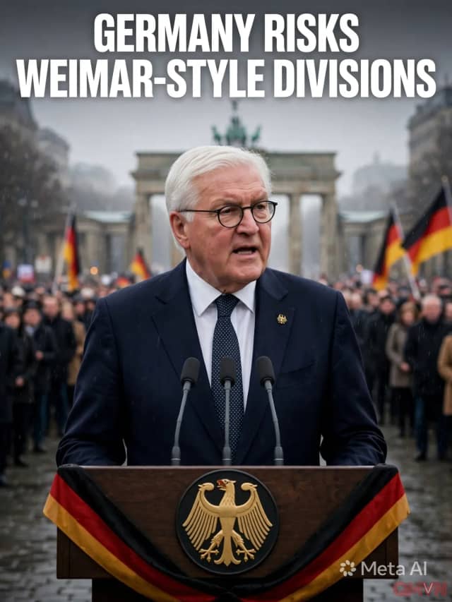 Ngày Thống nhất, Tổng thống Đức Frank-Walter Steinmeier cảnh báo nguy cơ chia rẽ kiểu Weimar giữa làn sóng tin giả và đà tăng của phe cực hữu