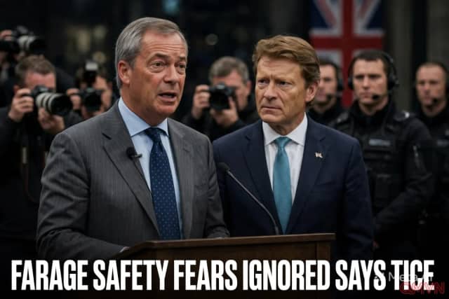 Richard Tice của Reform UK nói Nigel Farage “không được lắng nghe” về lo ngại an ninh sau khi nghi phạm sát hại Ann Widdecombe bị cáo buộc âm mưu khủng bố