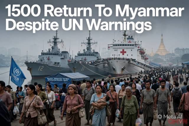 Gần 1.500 công dân Myanmar bị đưa về từ Malaysia giữa lời cảnh báo của Liên Hợp Quốc về nguy cơ đàn áp và cưỡng bức nhập ngũ