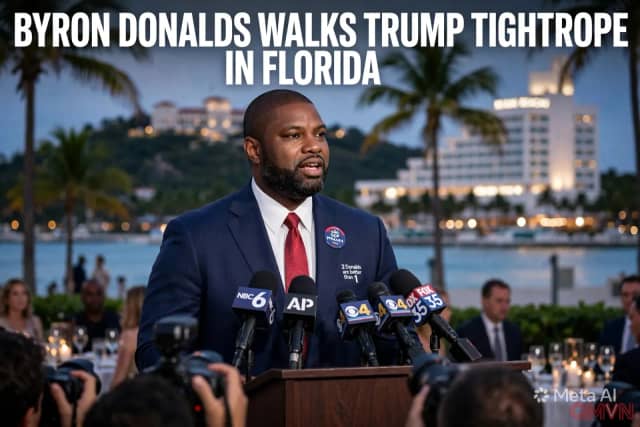 Byron Donalds và cuộc đua ghế thống đốc Florida ngày càng sát sao: hành trình từ Brooklyn đến ngưỡng cửa quyền lực của phong trào MAGA