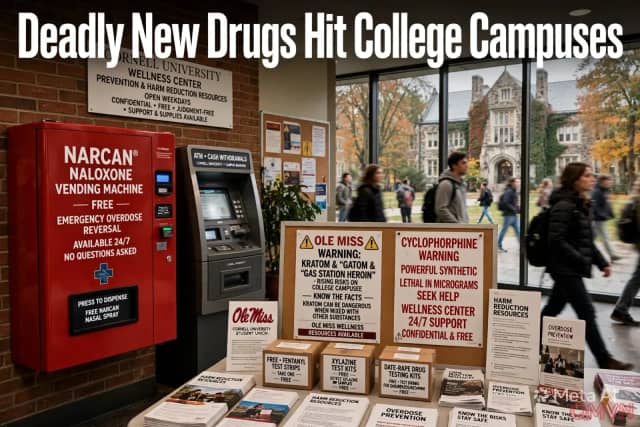 Những loại ma túy chết người khiến Cornell và nhiều trường đại học Mỹ phát cảnh báo, thúc đẩy lời kêu gọi phổ biến thuốc giải quá liều