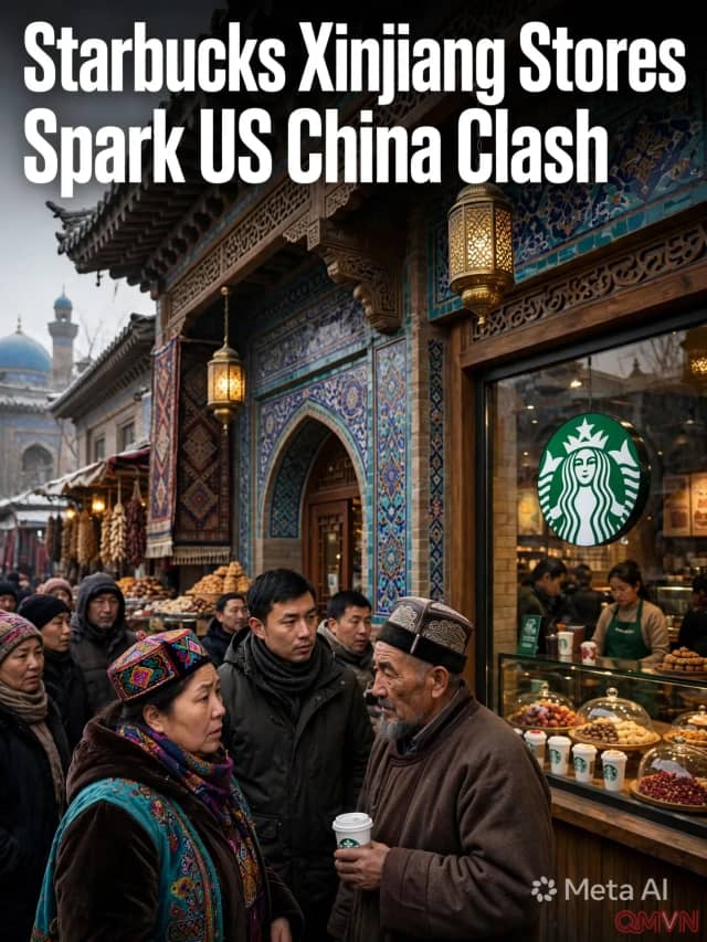 Starbucks mở cửa hàng đầu tiên ở Tân Cương, Trung Quốc bác bỏ cáo buộc của nghị sĩ Mỹ là “lời nói dối” trắng trợn