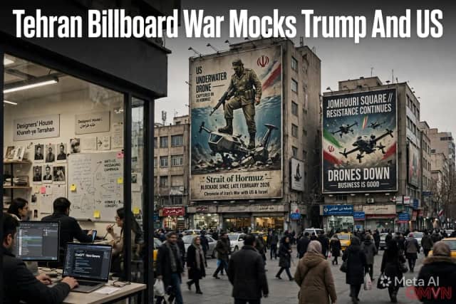 Trump, bánh mì kẹp thịt và eo biển Hormuz: gặp nhóm thiết kế Iran đứng sau cuộc chiến biển quảng cáo nhắm vào nước Mỹ