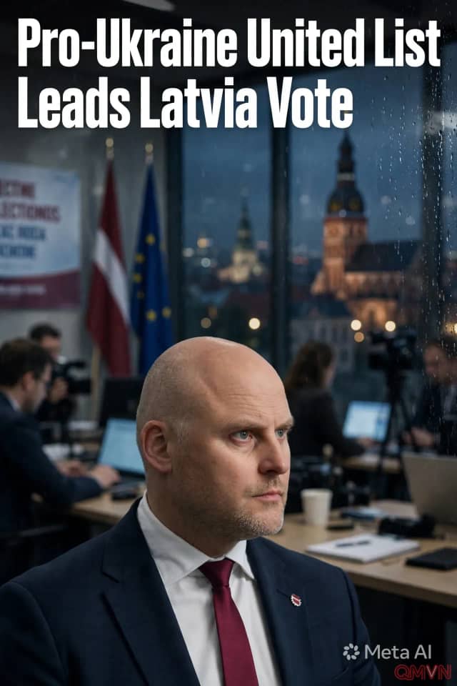 Thăm dò sau bỏ phiếu cho thấy đảng Danh sách Thống nhất ủng hộ Ukraine dẫn đầu cuộc bầu cử quốc hội Latvia giữa nỗi lo an ninh và giá cả