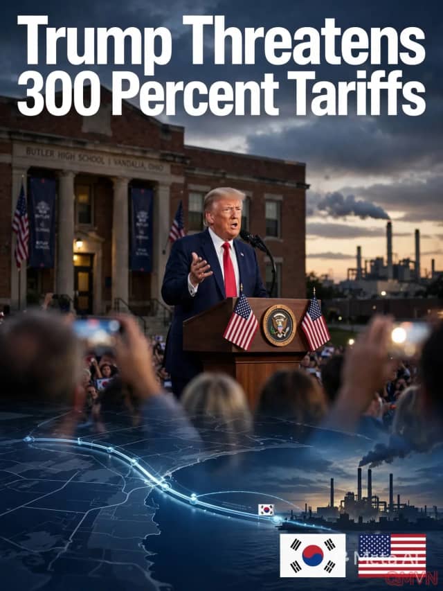 Trump dọa áp thuế tới 300% với doanh nghiệp nước ngoài, Hàn Quốc chưa chịu xuống tiền cho dự án LNG Alaska trong gói cam kết 350 tỷ USD