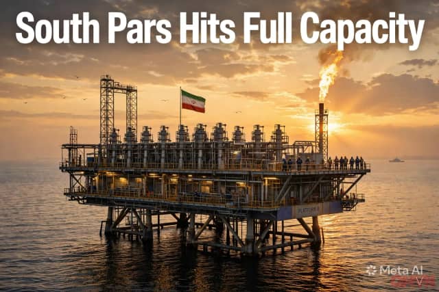 Mỏ khí South Pars giai đoạn 11 của Iran đạt 1 tỷ feet khối mỗi ngày, tự lực hoàn thành sau khi đối tác nước ngoài rút lui