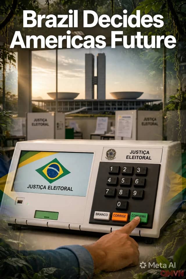 Brazil bầu tổng thống trong cuộc đua sát nút giữa Lula và Flávio Bolsonaro, định hình tương lai Mỹ Latinh