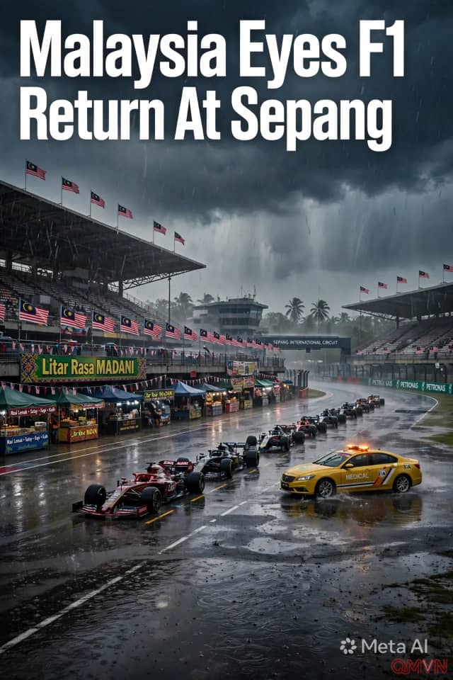 Malaysia tính đường đưa Formula 1 trở lại lâu dài sau cuộc đua mưa gió kịch tính tại Sepang