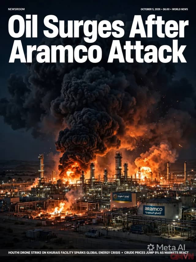 Giá dầu tăng sau khi Houthi tấn công các cơ sở Saudi Aramco: mỏ dầu Saudi Arabia lại thành mục tiêu, thị trường năng lượng thế giới thấp thỏm