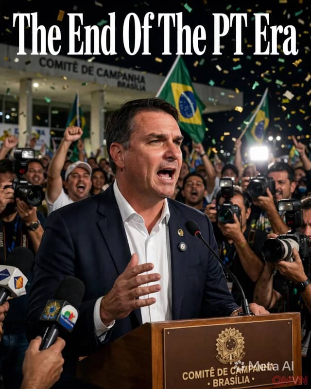 Bầu cử Tổng thống Brazil 2026: Flávio Bolsonaro tạo địa chấn vòng một, tuyên bố hồi kết cho kỷ nguyên cầm quyền của Đảng Lao động